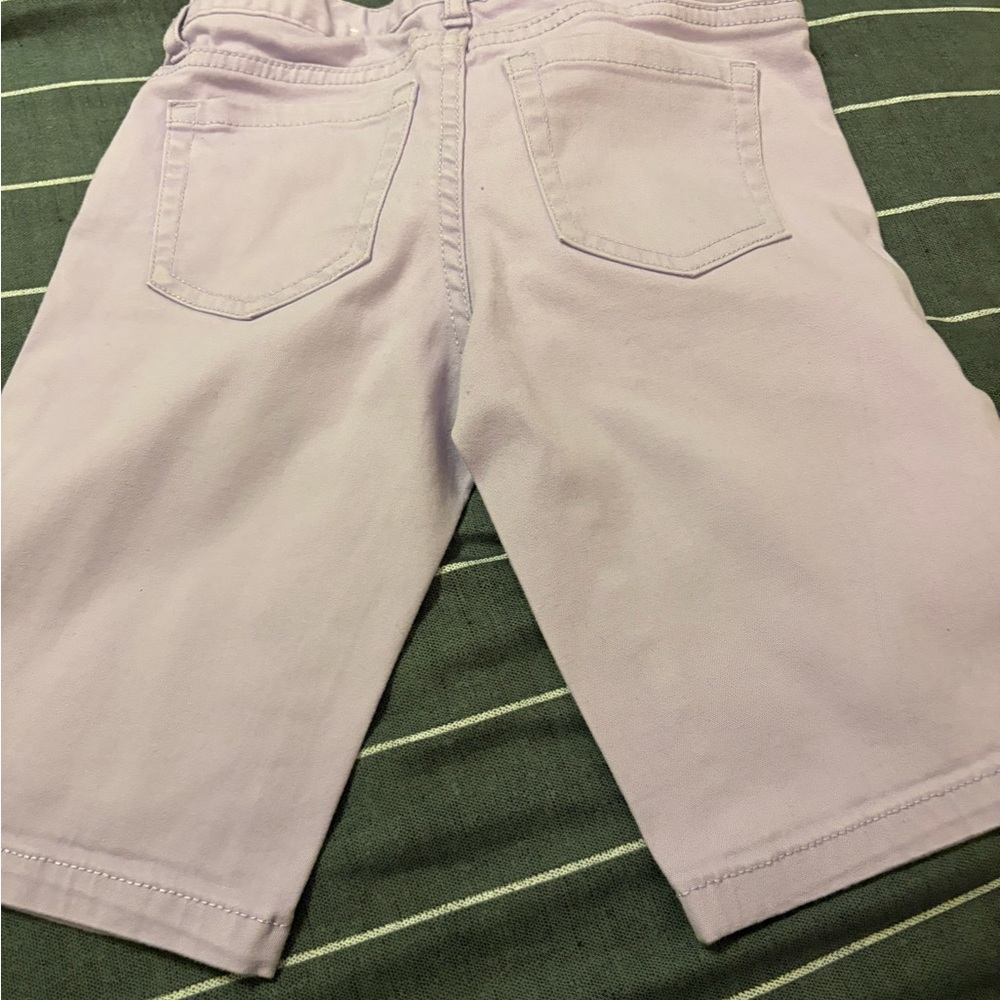 Place Lavender Knit Shorts for Girls - Picture 3 of 3